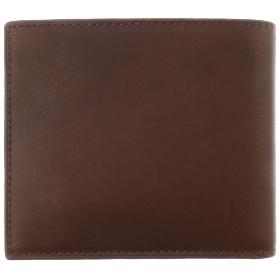 Alternative Image for ProductRalph Lauren Polo Logo Smooth Leather Wallet Brown3